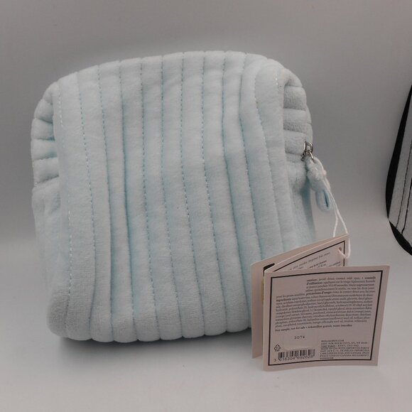 PHILOSOPHY LIGHT BLUE PLUSH TRAVEL POUCH WITH TAGS BUT NO SAMPLES - Picture 2 of 6